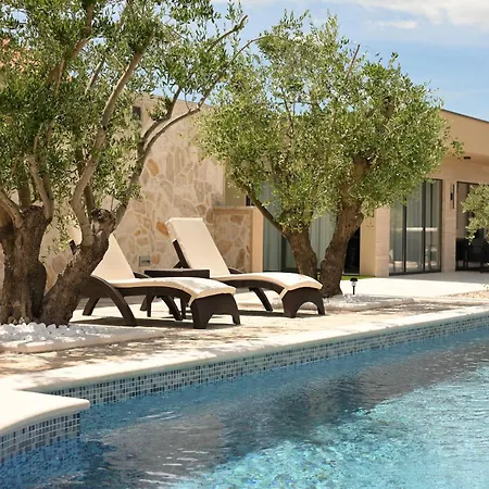 Tina With Swimming Pool, Tennis Court, Games Room, Sauna, Gym, Bbq Βίλα Policnik